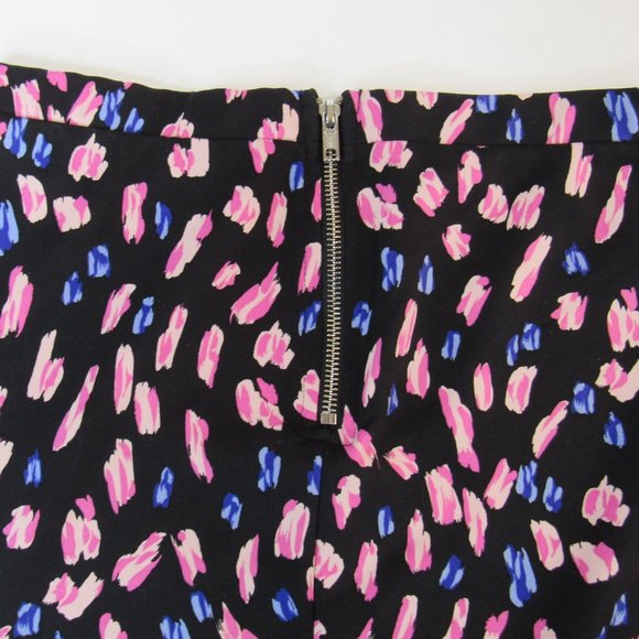 I Heart Ronson Black Patterned Pencil Skirt Size M - Picture 4 of 11